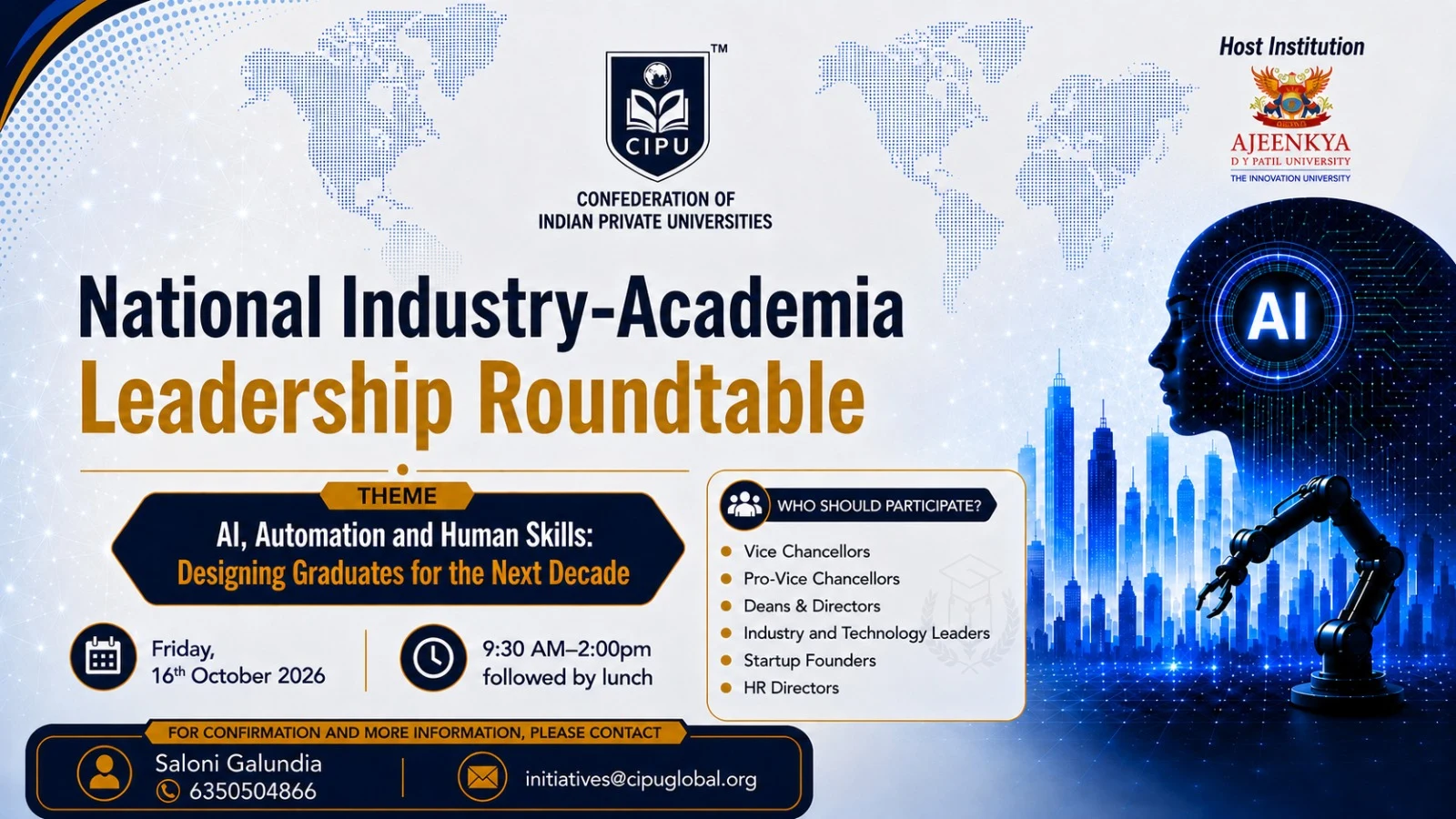 National Industry-Academia Leadership Roundtable